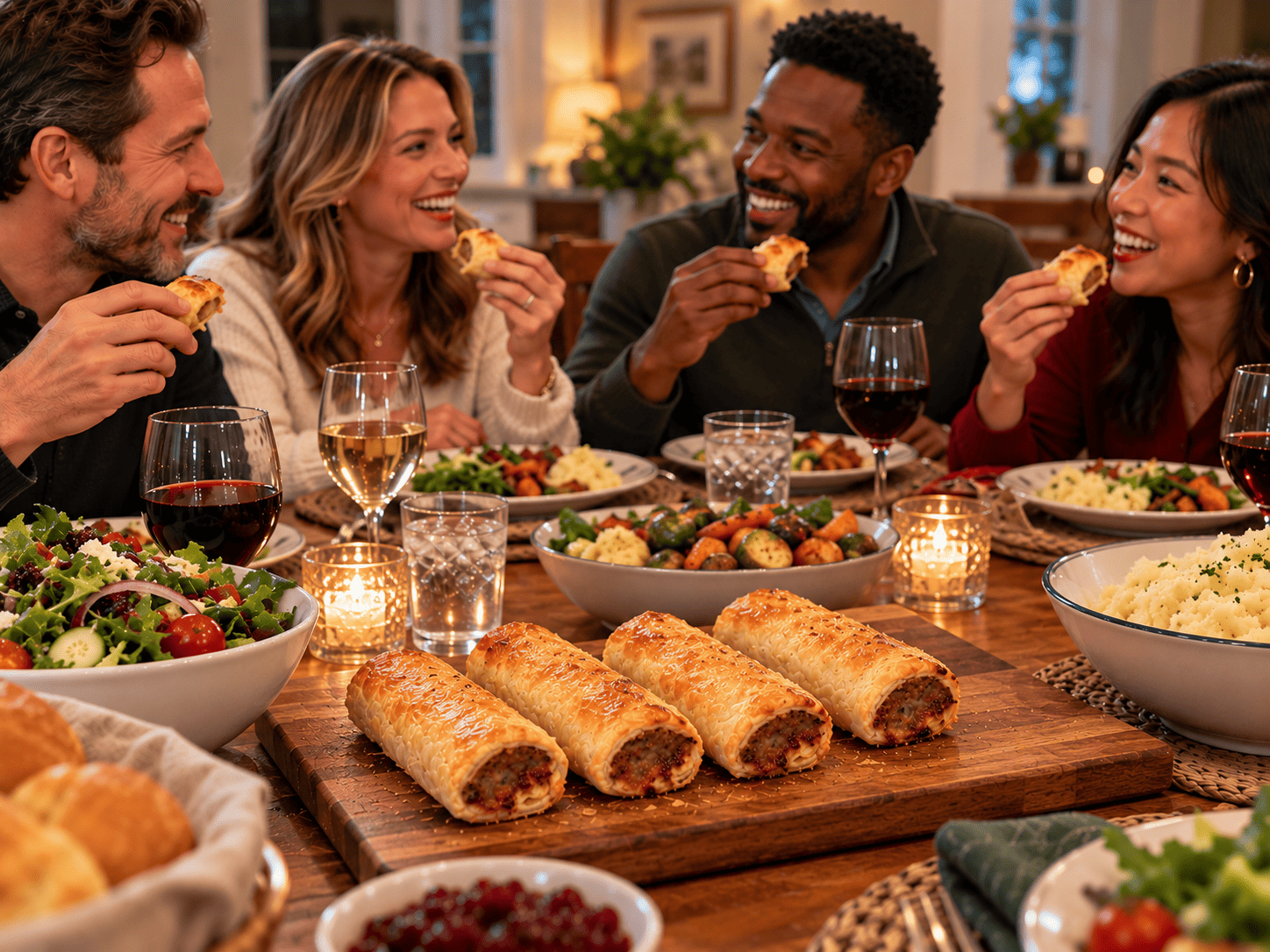 4 Pack 5" Sausage Rolls