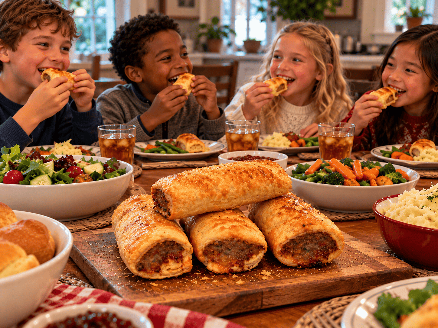 4 Pack 5" Sausage Rolls